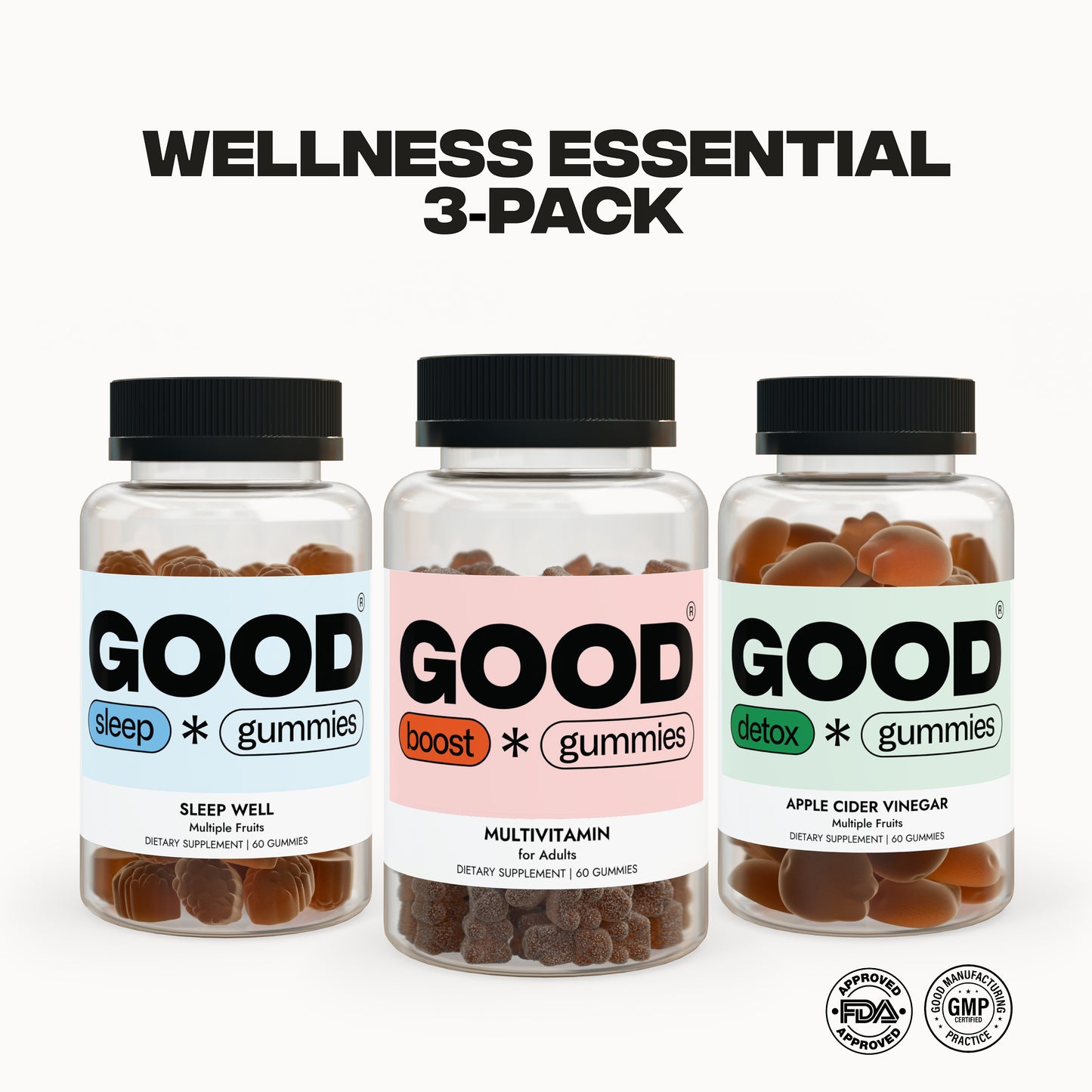 3-Pack Bundle Wellness Essential -Sleep+Boost+Detox