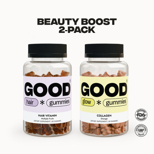 2-Pack Bundle Beauty Essentials- Hair+Glow